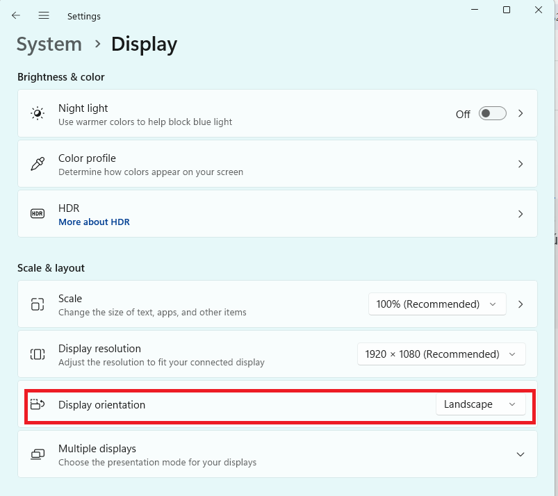 Windows Display Orientation - Programozas, hardver tervezes